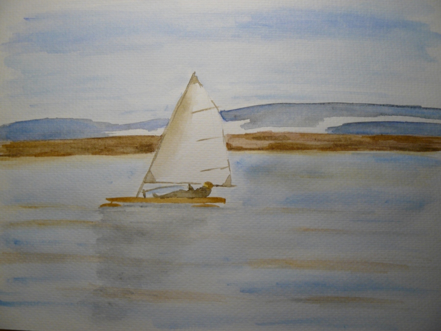 gabor-suveg: ice sailing on Lake Neusiedl