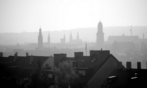 smog over the city